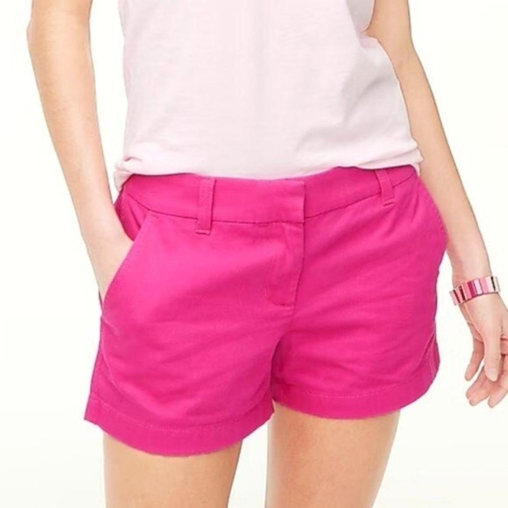 J.Crew Factory Women's Chino Shorts, Size 2 New with Tags, Preppy Style